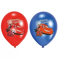 Latexové balonky Cars - barevný potisk 6ks