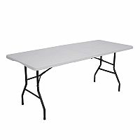 Skládací kempingový stůl NILS Camp NC1618 bílý