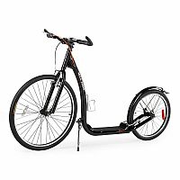 Koloběžka NILS Extreme WHS261 černá s pumpovanými koly 26/20"