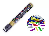 Vystřelovací konfety mix metalické - 40 cm