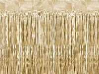 Matný zlatý party závěs 100 x 200 cm