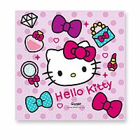 EKO Papírové ubrousky Hello Kitty 33x33 cm / 20 ks