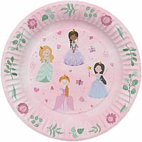 Papírové talíře Princeznovský den 23cm - 8ks