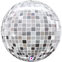 Foliový balonek Disco koule 4D 38 cm