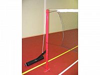 Badmintonové sloupky - mobilní na kolečkách, s plným ocelovým závažím - CERTIFIKÁT