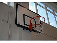 Basketbalová deska 120 x 90 cm, překližka, interiér, cvičná, CERTIFIKÁT