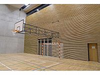 Basketbalová konstrukce otočná, interiér, vysazení od 4 m do 6,0 m