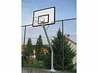 Basketbalová konstrukce streetball - exteriér (ZN), vysazení 1,2 m, na desku, CERTIFIKÁT