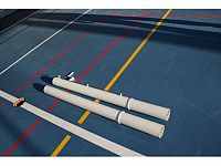 Tenisové sloupky (KOMAXIT) prům.102 mm - bez pouzder a víček (CERTIFIKÁT)