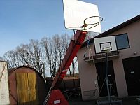 Ochranný kryt na streetbalovou konstrukci pojízdnou, vysazení 2,25 m (inv.č. 11638)