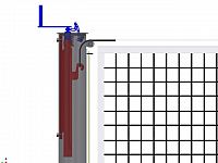Tenisové sloupky (AL) prům.102 mm + pouzdra a víčka, (CERTIFIKÁT)