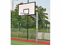 Basketbalová konstrukce streetball (ZN), nastav. výška v rameni, vysazení 1,65 m + pouzdro