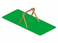 DHA02 - Houpačka řetězová, varianta 1 (v pádu do 1 m)