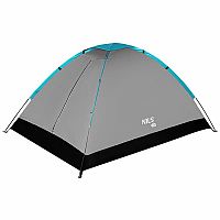 Turistický stan NILS Camp NC3021 šedý