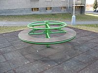 Kolotoč - SC kovo - se sedačkou PLAST (dvojitý lak) - DHK 5 - varianta 1