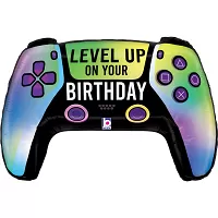 Fóliový balonek Ovladač - Level Up on your Birthday 76cm