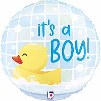 Foliový balonek kulatý Iťs a boy 46 cm