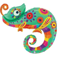 Fóliový balónek Barevný Chameleon 99cm