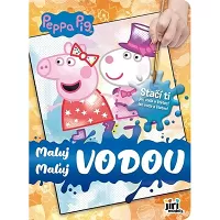 Maluj vodou - omalovánky malé Prasátko Pepina