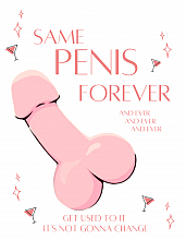 Dámské tričko pro rozlučku se svobodou - Same Penis Forever