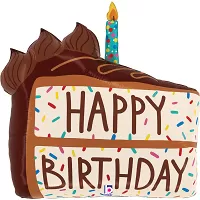 Fóliový balónek čokoládový Dort 71cm