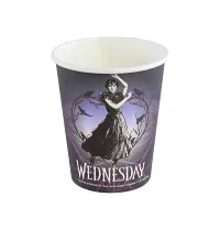 Papírové kelímky Wednesday 8ks