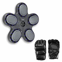 Elektronický boxerský terč HMS TB11 s LED, Bluetooth a rukavicemi (Music Boxing Machine)