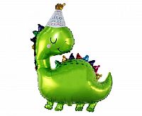 Fóliový balonek Dinosaurus v čepičce