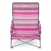 Plážové křeslo NILS Camp NC3035 růžové