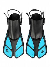 Šnorchlovací set 3 v 1, SVĚTLE MODRÝ, L/XL, ploutve 42-47, maska, šnorchl