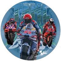 Papírové talíře Moto GP 23cm - 8ks