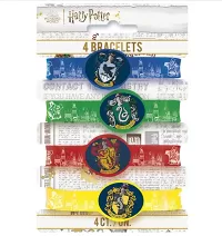 Party gumové náramky Harry Potter 4 ks