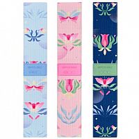 Spokey THE BLOOM BAND SET Sada 3 posilovacích textilních gum + obal