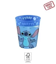 Plastový kelímek Stitch znovupoužitelný 250ml