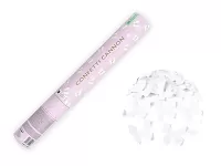 Vystřelovací konfety - bílí motýli - 40 cm