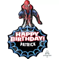 Foliový balonek Spiderman s písmenky 86cm