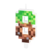 Dortová svíčka číslice Minecraft 8 (Skladem poslední 1 kus!)