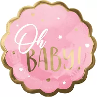 Fóliový balonek Oh Baby růžový 55cm
