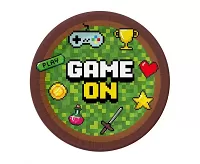 Party talíře Minecraft Game On - 18 cm - 6 ks