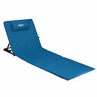 Skládací plážová podložka s nastavitelnou opěrkou NILS Camp NC3015