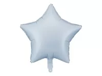Fóliový balónek hvězda pastelově modrá 48cm