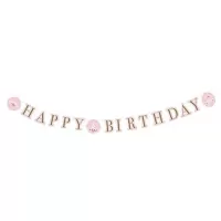Party nápis Na den princeznou Happy Birthday 170 x 15 cm