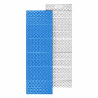 Skládací pěnová karimatka NILS Camp NC1768 s reflexní vrstvou modrá