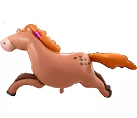 Fóliový balonek Skákající kůň 123 cm