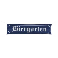 Závěsný banner Biergarten - Oktoberfest