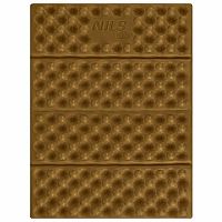 Skládací pěnové sedátko s reflexní vrstvou NILS Camp NC17105 hnědé