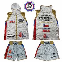 Boxerský župan+trenky BAIL STANDARD, Satén