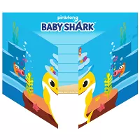 Party pozvánky Baby Shark 8 ks