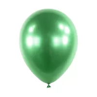Dekorační chromový balonek Zelený 30 cm