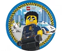 Papírové party talíře Lego City 23 cm